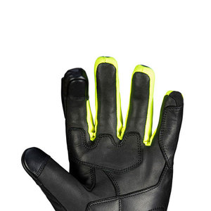 Guantes de carreras de cuero hechos con material personalizado de dedo completo/Guantes de carreras de cuero de diseño impreso personalizado - Product Image 4