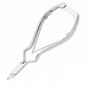 Cortacutículas con acabado espejo, de acero inoxidable alemán, 4.5 pulgadas, para uso doméstico y en salones de belleza. - Product Image 1