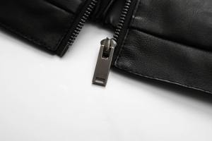 แจ็กเก็ตมีฮู้ดสำหรับผู้ชายแจ็กเก็ตหนังแฟชั่นมีสไตล์ใหม่แจ็กเก็ตหนังแกะ - Product Image 5