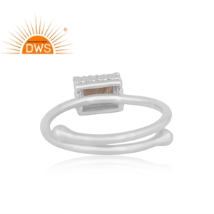 Hot Selling Fine Sterling Silver Natural <b>Labradorite</b> Gemstone Stackable <b>Ring</b> Custom Jewelry For Women Gift For Her - Product Image 4