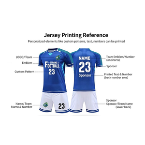 Conjunto de Camiseta de Fútbol Oficial Personalizada, Transpirable, de Secado Rápido y Ecológica con Nombre Impreso para Hombres Adultos BD - Product Image 4