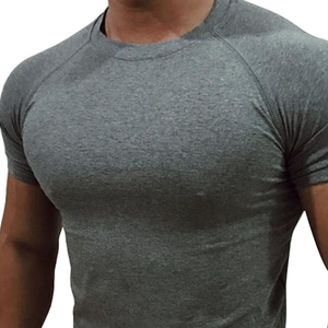 T-shirt à logo brodé personnalisé imprimé T-shirt coupe ajustée en jersey 100% coton de couleur unie avec prix compétitif T-shirt - Product Image 6