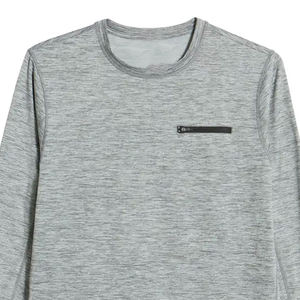 2025 venta al por mayor de moda para hombres hechos con el mejor material 100% Camiseta de algodón para hombres camisetas de manga larga estampadas de ajuste suelto - Product Image 6