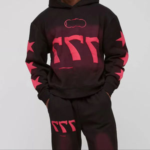 Ropa deportiva para hombre, chándales de lavado ácido, pantalón acampanado superventas, chándales deportivos personalizados para hombre, ropa de entrenamiento informal - Product Image 4