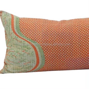 Dernière nouvelle collection de meilleure housse de coussin douce fermeture éclair taie d'oreiller personnalisée taie d'oreiller en coton imprimé à la main - Product Image 6