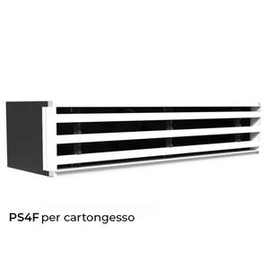 Grille d'aération dissimulée Aircontrol, profil blanc, 4 ouvertures, 1800x150mm, version pour plaque de plâtre - Product Image 3