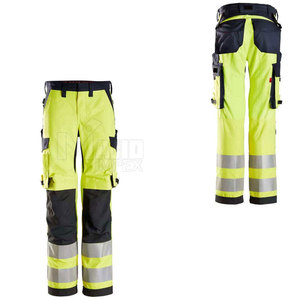 Pantalon de travail de sécurité ANSI Classe 3, coupe droite, 100% polyester, haute qualité OEM ODM, avec LED clignotante, multi-poches, pour homme, taille 5XL - Product Image 3