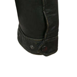 แจ็กเก็ตหนังแกะ100% สำหรับผู้ชายแท้มีซิปปิดคุณภาพสูงสำหรับฤดูหนาว - Product Image 6