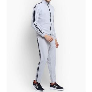 Neuestes Design Langarm-Reiß verschluss jacke Sportswear Set Gym Fitness Trainings anzug <span class=keywords><strong>2</strong></span>-teiliges Set für Herren Baumwolle Slim-Fit Herren - Product Image 3