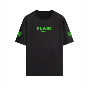 Camiseta de algodón de color sólido de alta calidad para hombre, logotipo personalizado, hombros caídos, cuello redondo de gran tamaño, 100% algodón - Product Image 5