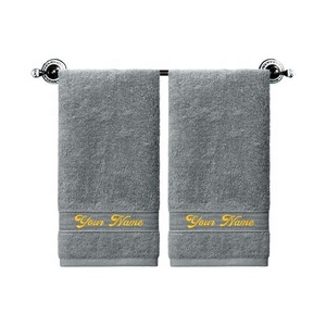Top Selling Vibrant Embroidered Golf Cotton Wedding Souvenir Moisture Wicking Sand Free Large Sized Customizable <b>Bath</b> <b>Towel</b> <b>Sets</b> - Product Image 3