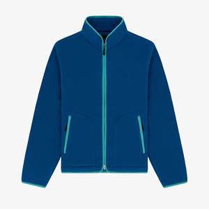 Sudadera con Capucha Personalizada de Alta Calidad para Hombre, Cierre Completo, Corte Ajustado, Estilo Casual Hip Hop, Invierno, Color Sólido, Forro Polar - Product Image 3