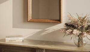 Heritage Artisan Wooden Wall <b>Mirror</b> Timeless Handcrafted <b>Vintage</b> Accent For Boutique Interiors - Product Image 5