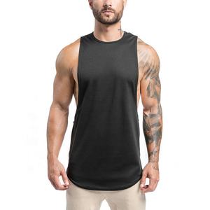 Camisetas sin mangas de punto informales de talla grande para hombre, camisetas transpirables de secado rápido con bordado impreso en 3D, tejido sostenible, suministro OEM - Product Image 2