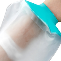 Protège-plâtre/bandage imperméable réutilisable de haute qualité pour adultes, pour la douche (jambe courte)