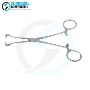 Fórceps Babcock de acero inoxidable alemán Premium grado quirúrgico para procedimientos intestinales y obstétricos sin daño tisular CE - Product Image 4