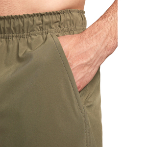 Short à séchage rapide vert olive pour homme, logo personnalisé, taille élastique, cordon de serrage, vêtements de sport d'été, shorts d'entraînement de gymnastique, livraison DDP - Product Image 5