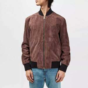 Chaqueta de bombardero personalizada para hombre, estilo de piloto de vuelo clásico con bolsillos con cremallera, material de nailon ligero y dobladillo acanalado para hombre - Product Image 3