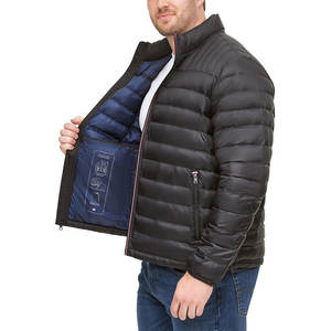 Chaqueta de Invierno Acolchada de Alta Calidad, Cortavientos, con Cuello Alto para Hombre, Totalmente Personalizable, Venta al por Mayor - Product Image 3