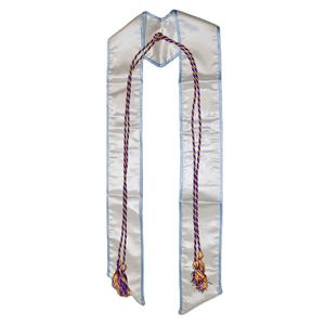 Cordones de Honor Trenzados de Rayón de 68 Pulgadas al por Mayor con Borla, de un Solo Color o Bicolor, para Días de Graduación Universitaria, para Bolsos y Prendas - Product Image 1