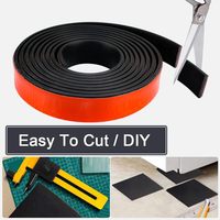 Bandes de caoutchouc adhésives avec support Feuilles de caoutchouc solides auto-adhésives Rouleaux Bandes pour joints Coussinets Joints Artisanat