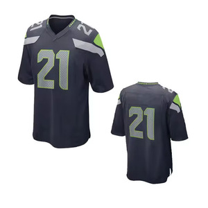 Camiseta de Fútbol Americano Sublimada Personalizada para Hombre, Negra y Dorada, Cuello en V, Manga Corta, Malla Transpirable, Ropa Deportiva, Nombre del Equipo 00 - Product Image 6
