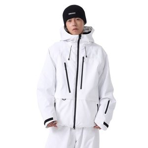 เสื้อแจ็คเก็ตสกีสำหรับผู้ชายแบบมืออาชีพ กันน้ำ กันลม ระบายอากาศได้ดี เสื้อโค้ทสโนว์บอร์ดสำหรับฤดูหนาว มีฮู้ด เก็บความร้อน เสื้อผ้ากีฬากลางแจ้ง เสื้อกันลม - Product Image 1