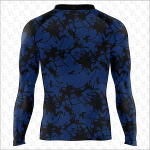 Camisetas de manga larga para hombre, ropa de compresión personalizada, protector de sarpullido Mma - Product Image 6
