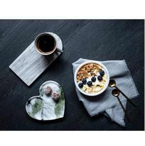 Sous-verres en pierre faits à la main Design moderne pour tapis et tampons décoration de vaisselle de salle à manger - Product Image 3