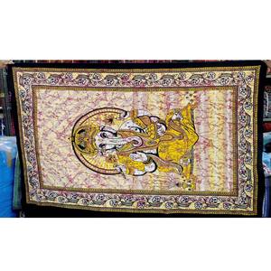 Tapices de Algodón con Estampado a Mano de Lord Ganesha de la Mejor Calidad, para Decoración de Paredes, Disponibles a Precio de Exportación - Product Image 3
