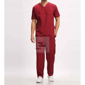 Juego de batas de hospital para hombre de tamaño personalizado de alta calidad, tela tejida, comodidad y estilo superiores - Product Image 5