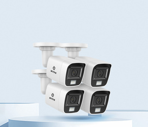 Annke 4k 8MP 4 cái thiết lập cho giám sát chuyên nghiệp TVI Analog máy ảnh thông minh lai ánh sáng CCTV <span class=keywords><strong>Camera</strong></span> An Ninh IP67 WDR - Product Image 1