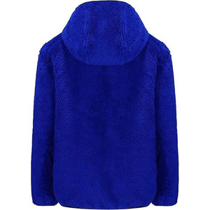 Men's Winter <b>Sherpa</b> <b>Lined</b> Breathable Thick Thermal Zipper <b>Hoodie</b> with Split Kangaroo Pocket Men's Hoodies & Sweatshirts - Product Image 2