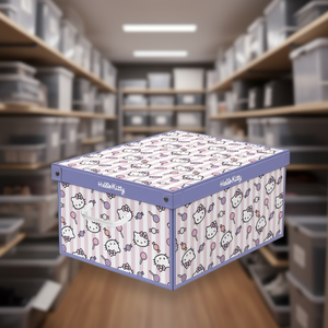 Cajas para Ropa Ahorradoras de Espacio HELLO KITTY Lilac 660 HK2 (50x39x24cm) - Product Image 3