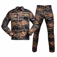 Ensemble uniforme de chasse camouflage pour homme, manches longues, respirant, en polyester, prêt à être expédié pour la saison printanière