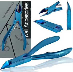 Cortacutículas Curvo de Acero Inoxidable, Mango Ergonómico Duradero, Apertura de Mandíbula Ancha, Herramienta de Manicura de Precisión para el Cuidado de Uñas y Dedos - Product Image 5