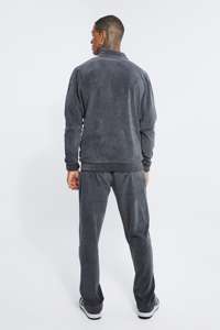 Conjunto de 2 Piezas Unisex de Estilo Urbano, Cuello Alto, Cierre Completo, Lavado Ácido, Fabricante OEM, Venta al Por Mayor, Peso Medio - Product Image 3