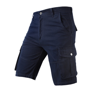 Venta caliente al por mayor diseño personalizado y Logo100 % algodón verano múltiples bolsillos pantalones cortos Casual 6 bolsillo Cargo pantalones cortos para hombres - Product Image 2