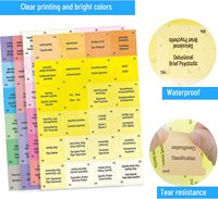 Ensemble d'onglets d'indexation DSM-5-TR, 94 onglets imprimés par sublimation, 18 onglets vierges, carte d'alignement, cartes d'abréviations, papier (Fourniture en gros)