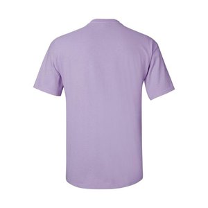 Camiseta de manga corta con cuello redondo para hombre de algodón 100%, camiseta fina informal de verano para Fitness, ropa de casa con patrón sólido - Product Image 2