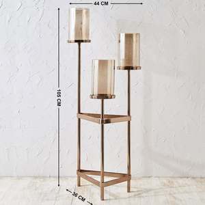 Candelabro Moderno Minimalista de Lujo Dorado, Soporte de Metal para Velas, Decoración de Bodas, Iluminación con Velas - Product Image 3