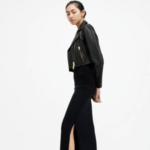 OEM conception personnalisée de haute qualité veste en cuir PU décontracté Faux cuir veste de moto fermeture éclair manteau de motard femmes taille XL coton - Product Image 4