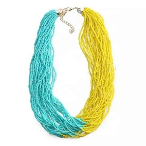 Elegante collar de cuentas hecho a mano para mujer Accesorio de fiesta de calidad premium con cuentas hechas a mano - Product Image 4