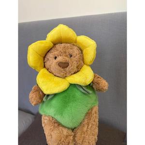 New Jelly Cat Teddy <b>Bear</b> Narcissus Children's Bed Doll Toy Plush Plants - Product Image 5