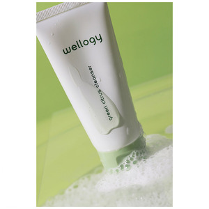Wellogy Green Citrus Cleanser ความงามแบบเกาหลีสำหรับผิวมันแห้งระคายเคืองอ่อนโยนเจลสารต้านอนุมูลอิสระทำความสะอาดผิวหน้าอย่างล้ำลึก - Product Image 6