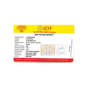 มรกตโคลอมเบีย-1.97 กะรัต เจียระไนเหลี่ยม สีเขียวมรกต แดง พาราอิบา ชมพู วัสดุเพชร ผลิตในห้องปฏิบัติการ ผ่านการอบความร้อน - Product Image 4