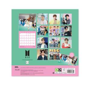 Calendario de Pared Estilo Moderno BTS 2026 - Product Image 4