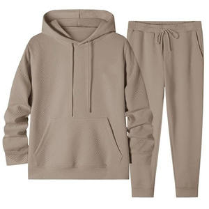 Moderne Classique Unisexe Long Pull Veste À Capuche Confortable Décontracté Sports D'hiver Exercice Survêtement Hommes Jogging Costume Plus La Taille - Product Image 5