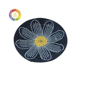 Eco-Friendly Handwoven Seagrass <b>Wall</b> Art Bohemian Style Home Decoration - Product Image 2