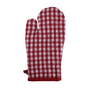 100% Cotton Oven Mitts with Silicone Strip <b>Green</b> Pot Holders for Cooking <b>Microwave</b> Baking Home Food Protection for Restaurants - Product Image 1